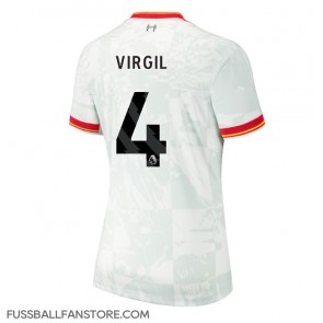 Liverpool Virgil van Dijk #4 Replik 3rd trikot Damen 2024-25 Kurzarm